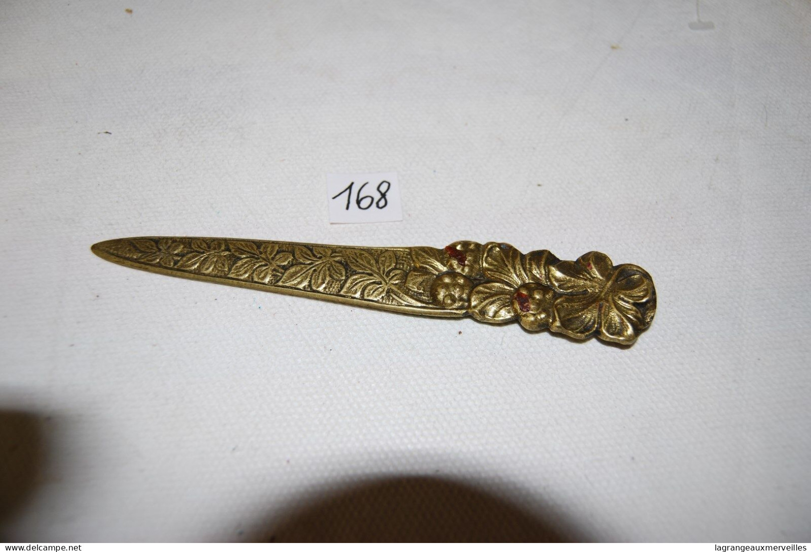 C168 Ancien Ouvre Lettre De Maison De Maitre - Administration  - Art Nouveau - Briefopener