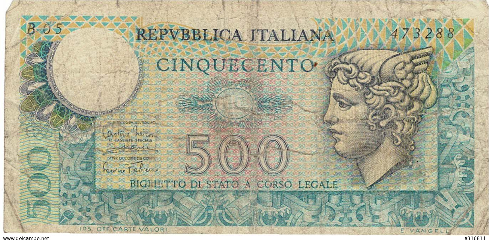 Billet Italiana 500 - Otros & Sin Clasificación