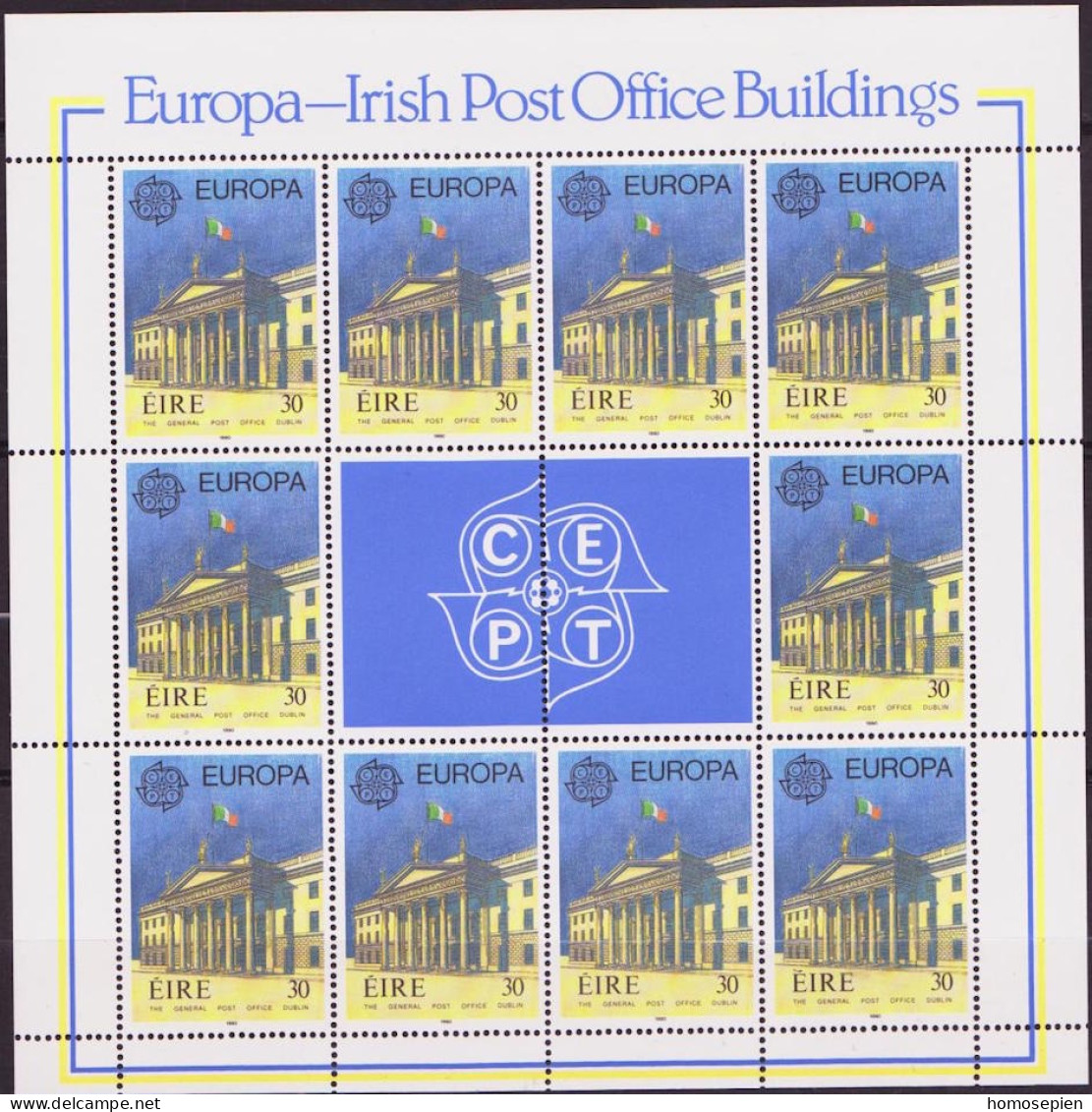 Irlande - Ireland - Irland Bloc Feuillet 1990 Y&T N°F721 à F722 - Michel N°KB716 à KB717 *** - EUROPA - Blocks & Sheetlets