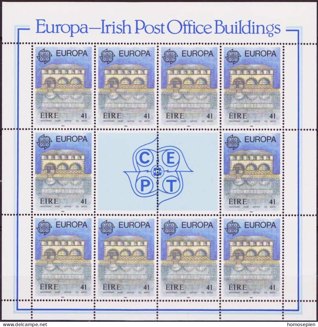 Europa CEPT 1990 Irlande - Ireland - Irland Y&T N°F721 à F722 - Michel N°KB716 à KB717 *** - 1990