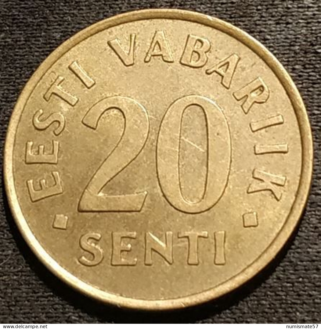 ESTONIE - EESTI - 20 SENTI 1992 - KM 23 - Estonia