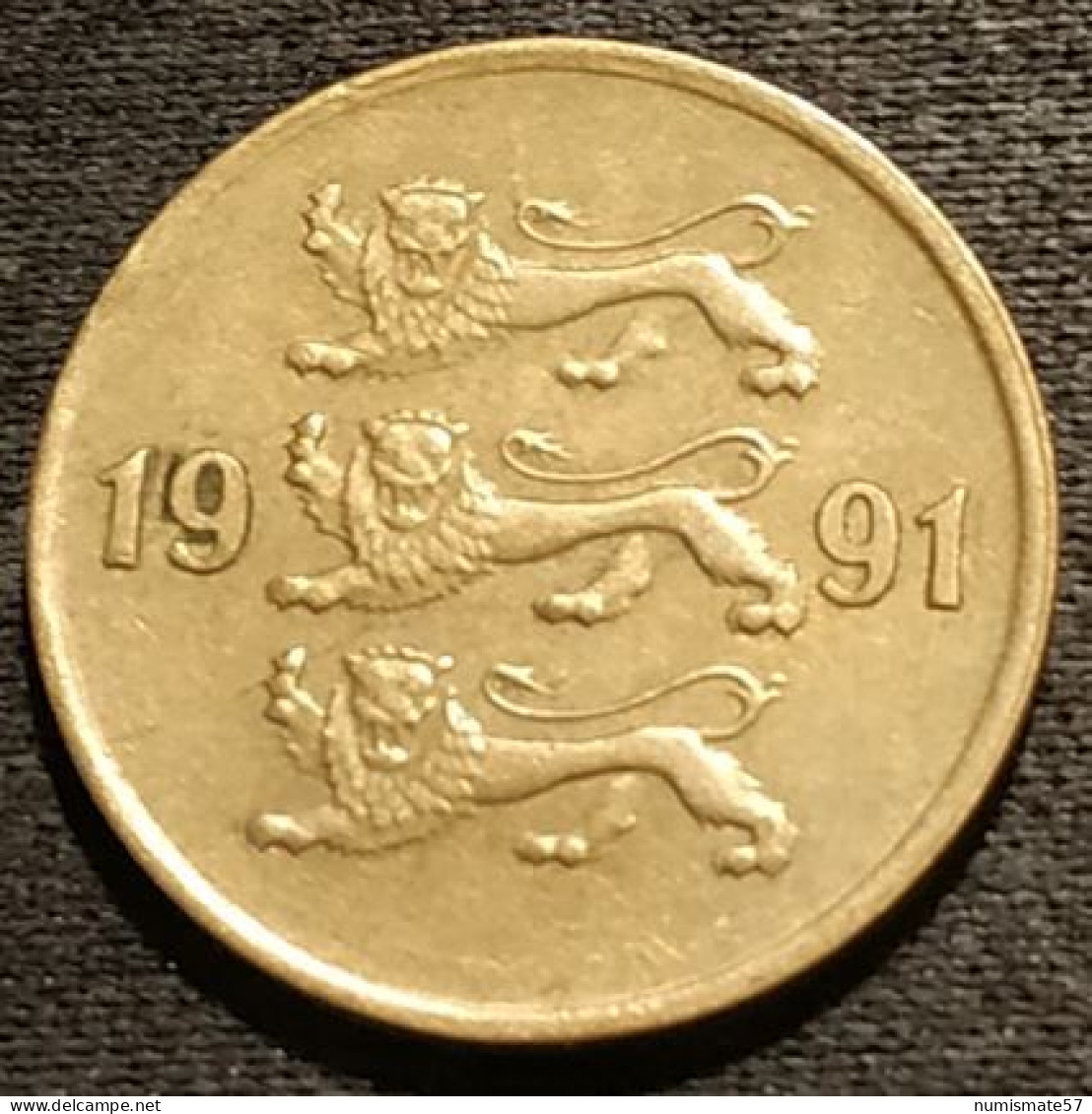 ESTONIE - EESTI - 10 SENTI 1991 - KM 22 - Estonia