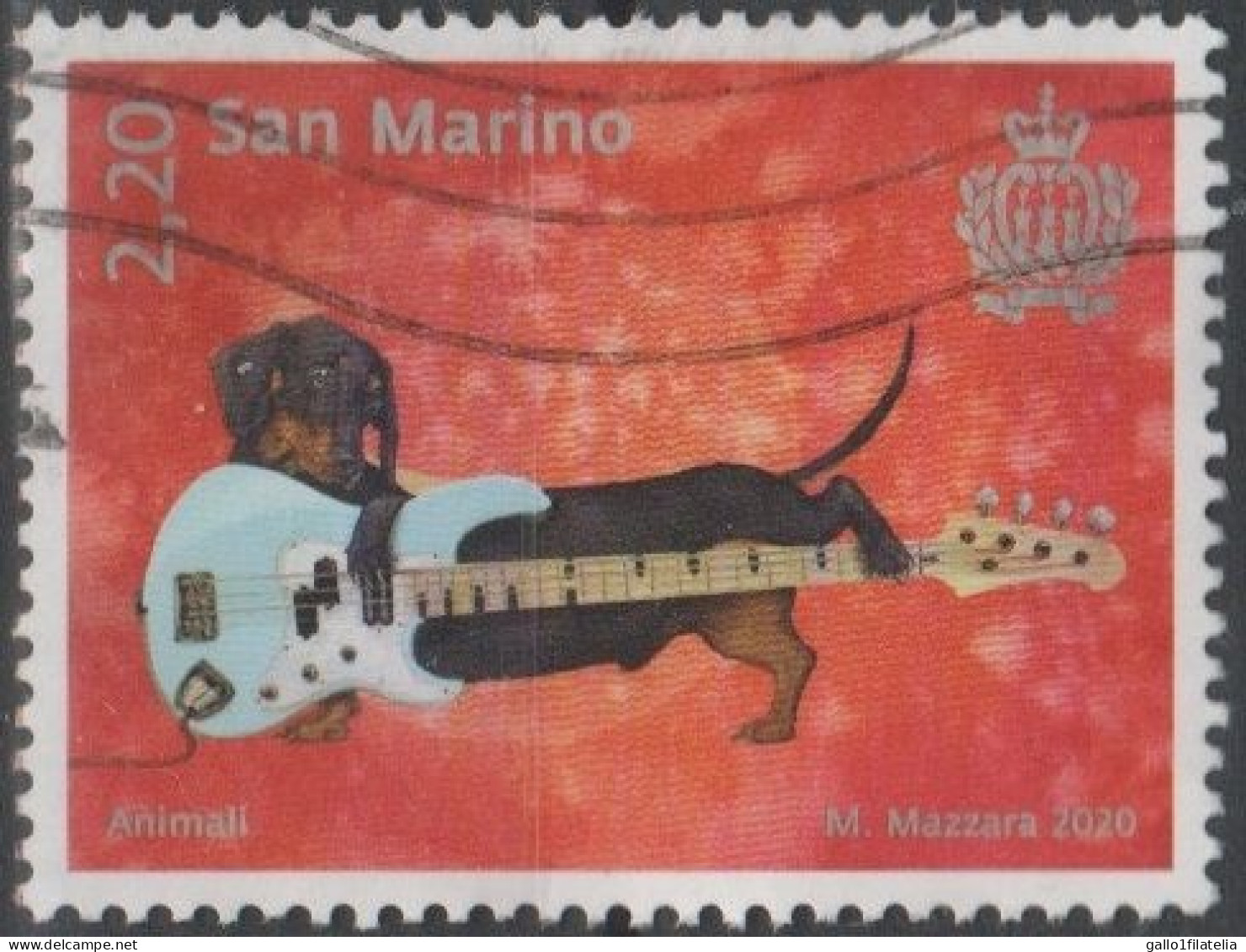 2020 - SAN MARINO - ANIMALI / ANIMALS. USATO - Used Stamps