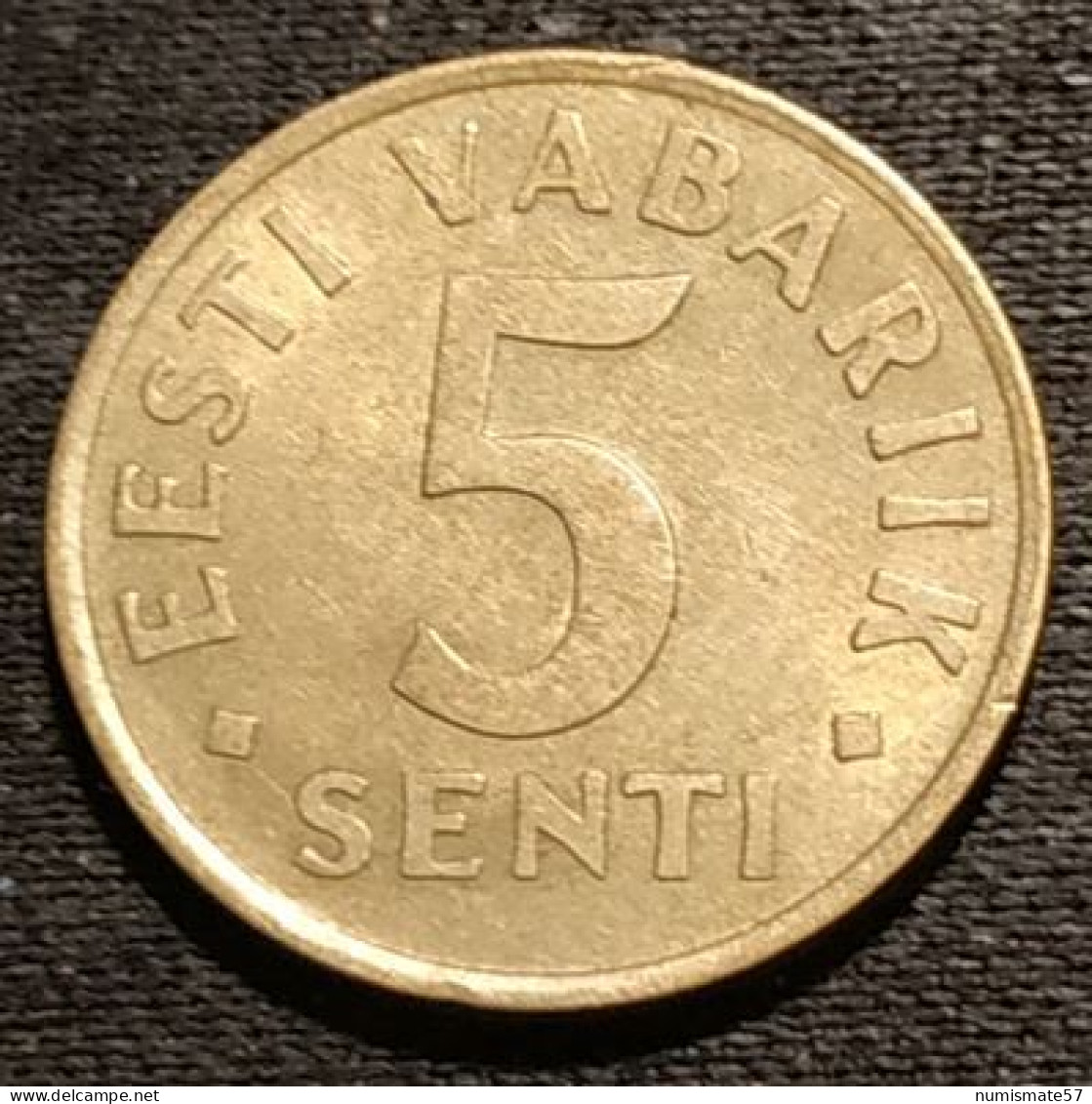 ESTONIE - EESTI - 5 SENTI 1992 - KM 21 - Estonia