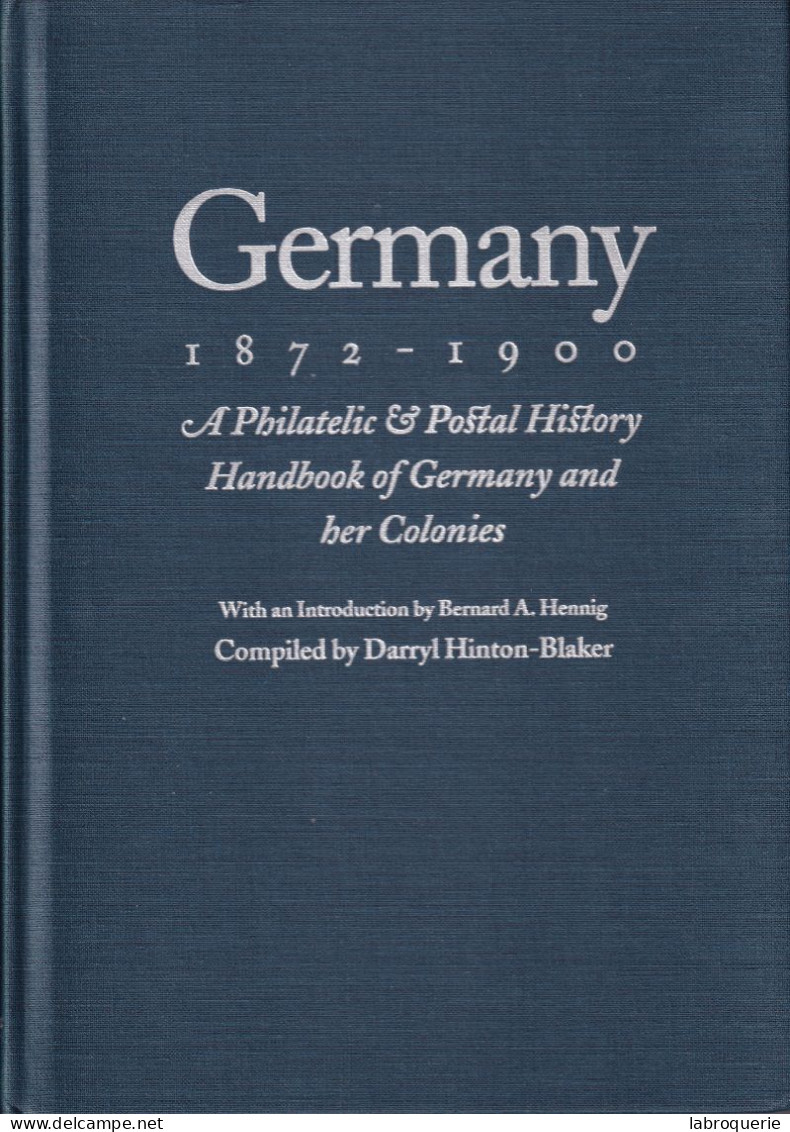 LIT - GERMANY 1872-1900 - Darryl HINTON-BLAKER - Filatelia E Historia De Correos