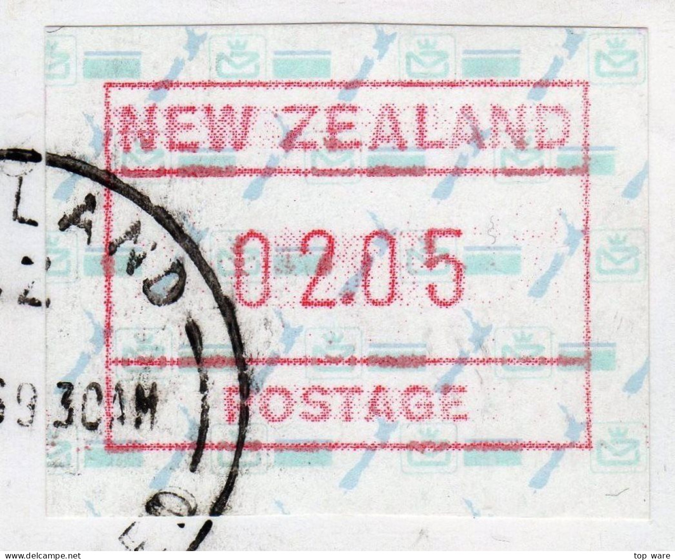 1986 Neuseeland New Zealand Maps NZ Frama ATM 2 Einschreiben FDC 12 FEB 1986 Automatenmarken Frama - Machine Labels [ATM]