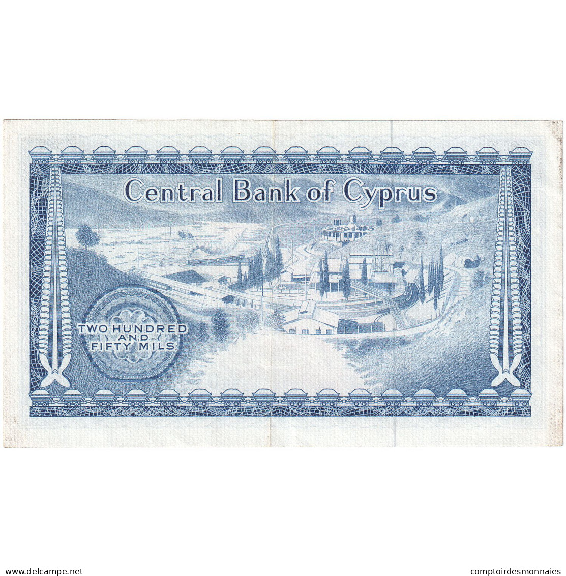 Chypre, 250 Mils, 1972-06-01, SUP - Zypern