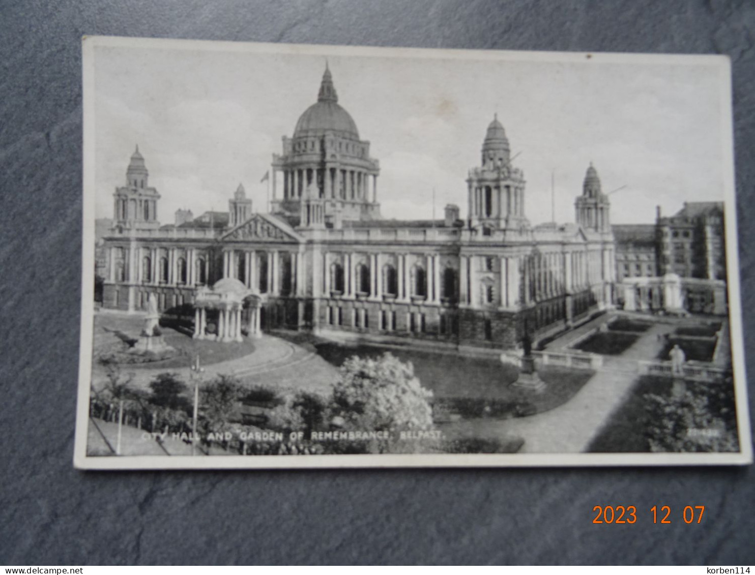 CITY HALL AND GARDEN OF REMEMBRANCE - Belfast