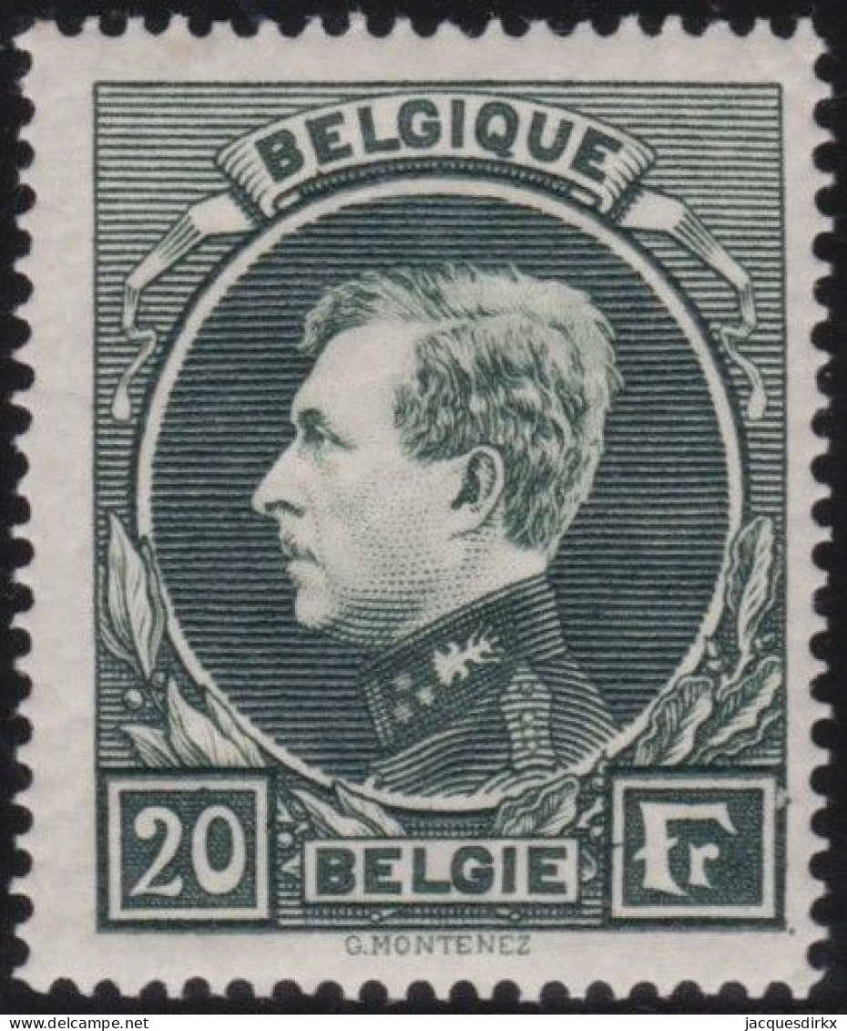 Belgie  .   OBP    .   290 B  (2 Scans)     .   *      .    Ongebruikt Met Gom     .   /   .   Neuf Avec Gomme - 1929-1941 Gran Montenez