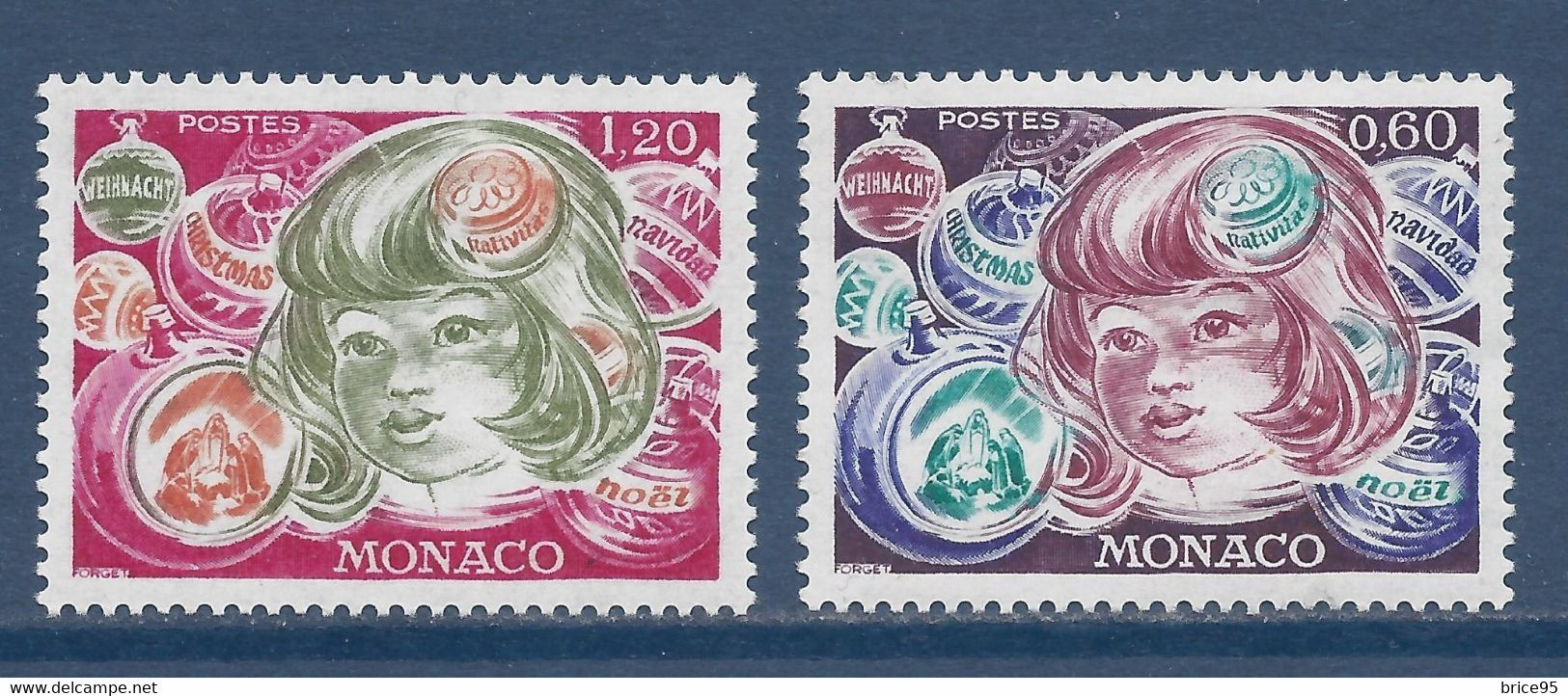 Monaco - YT N° 1072 Et 1073 ** - Neuf Sans Charnière - 1976 - Neufs