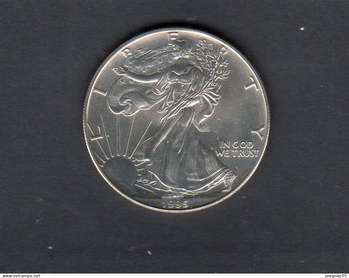 USA - Pièce 1 Dollar Argent American Silver Eagle 1995 FDC  KM.273 - Sin Clasificación