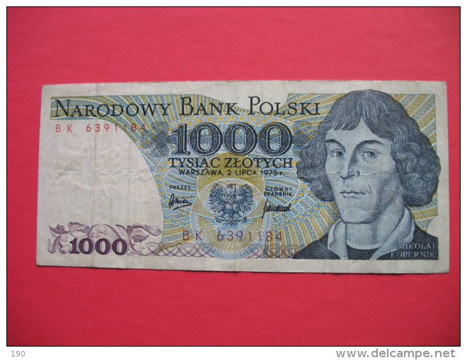 1000 ZLOTYCH - Pologne