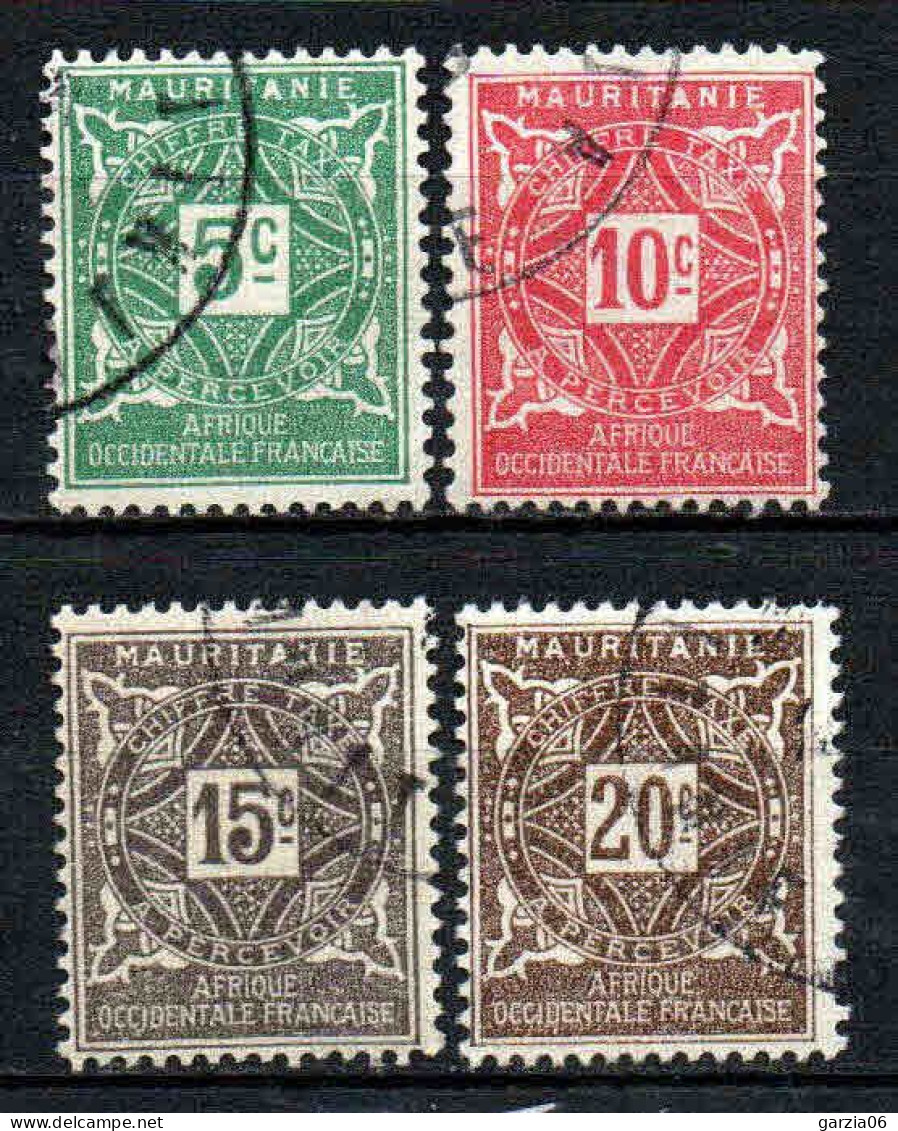 Mauritanie  - 1914  - Tb Taxe - N° 17 à 20 - Oblit - Used - Used Stamps