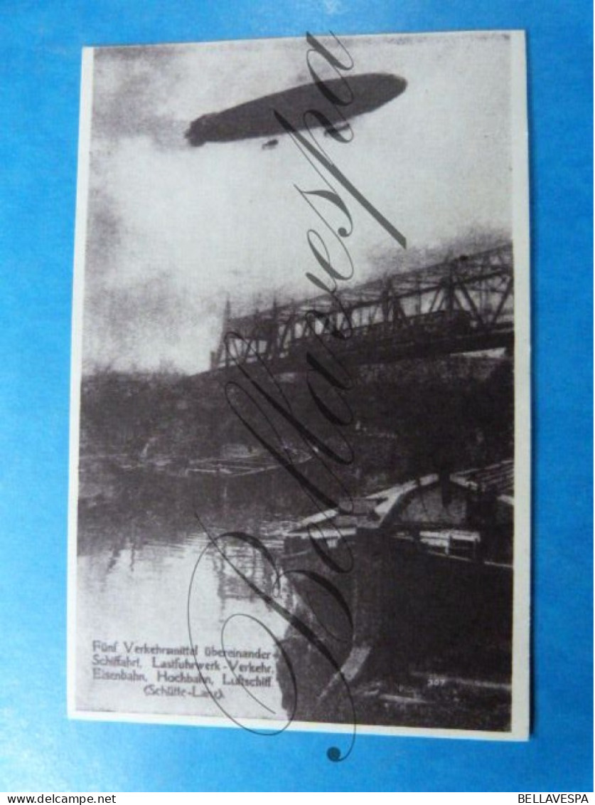 Südwest-Afrika Konigreich bayern feldpostkarte Zeppelin Schutte Lanz Luftschiff Z.R.3 /lot 4 x postcard