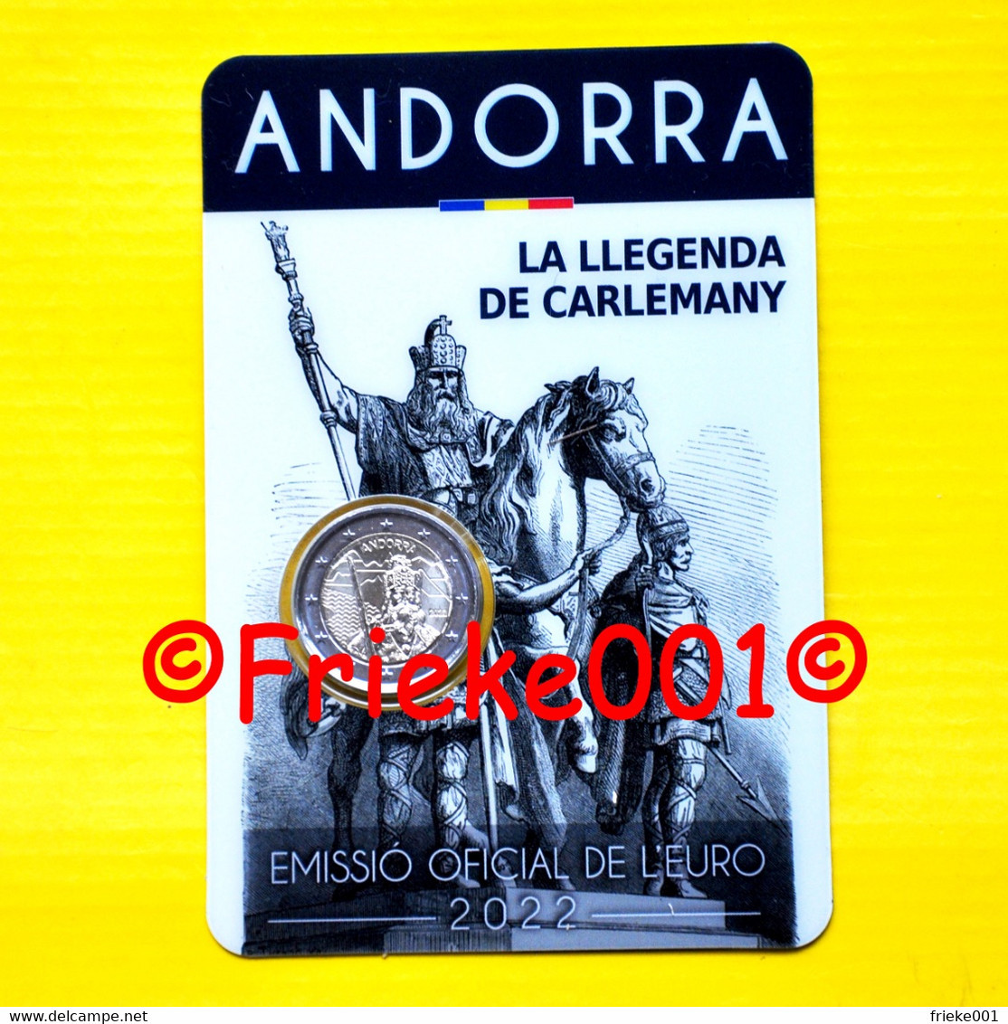 Andorra - 2 Euro 2022 Comm In Blister.(Karel De Grote) - Andorre