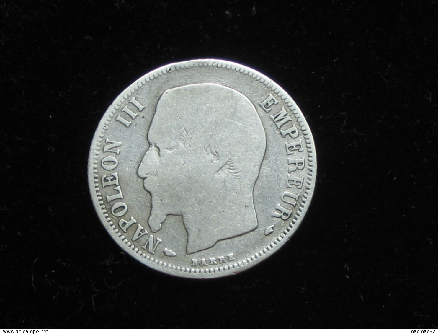 Peu Courante - 1 Franc 1854 A - Napoléon III Empereur    *****  EN ACHAT IMMEDIAT  ***** - 1 Franc