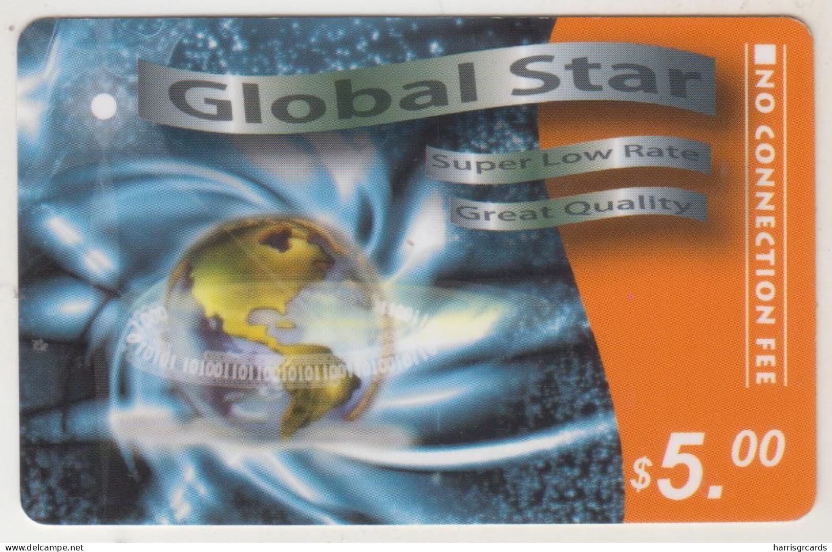 CANADA - Global Star, Prepaid Card $5 , Used - Canada