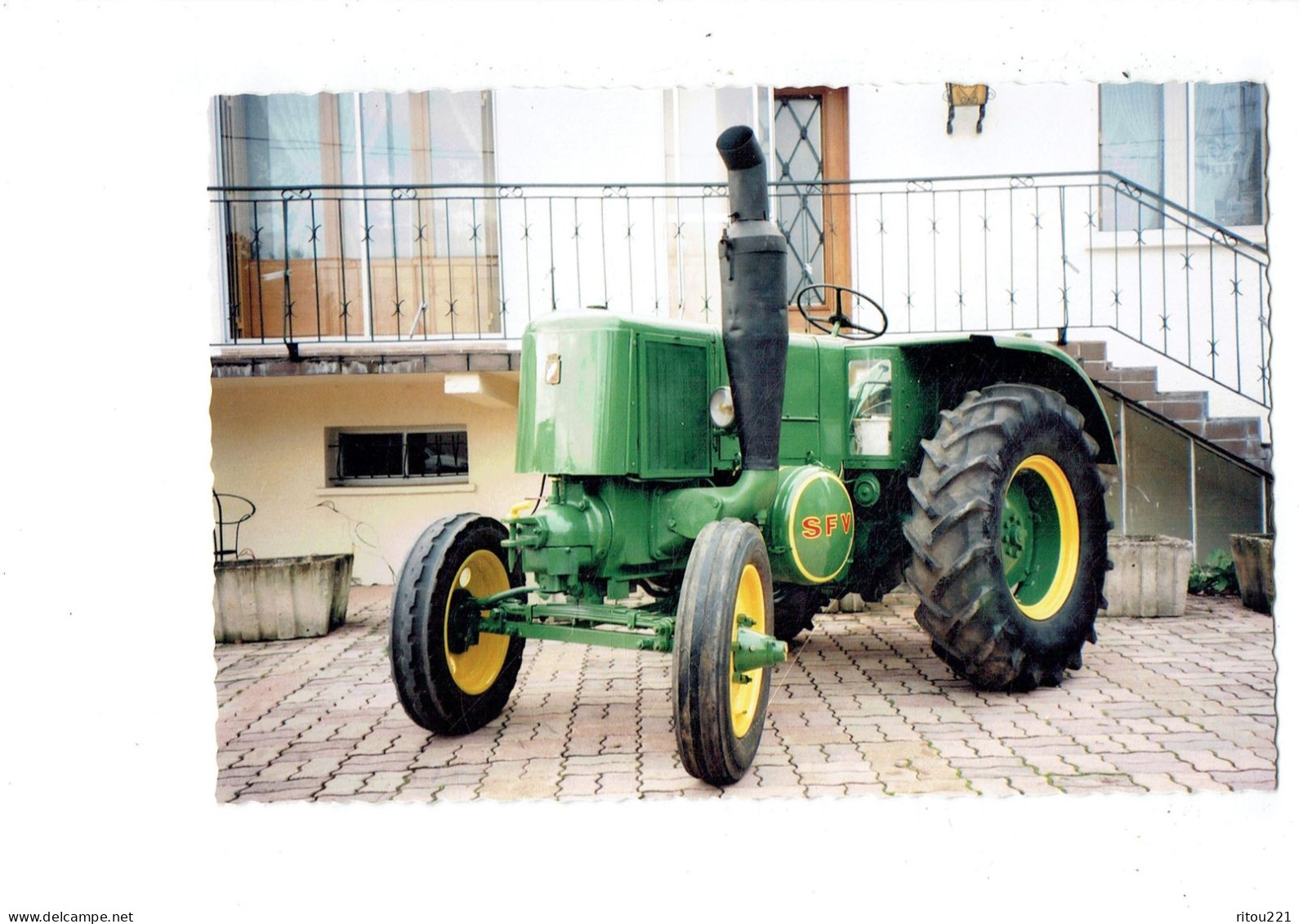 Cpm 21 - Côte D'Or - VARANGES - N° 5 - M. Brullebaut Restaurateur De Tracteurs - Tracteur Gros Plan S F V - Trattori