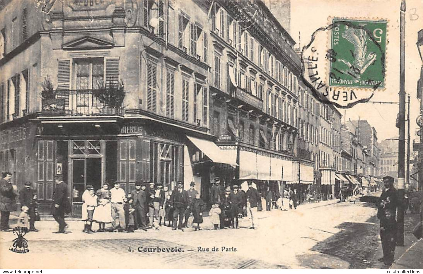 Courbevoie       92        Rue De Paris        N° 4  .   (Voir Scan) - Courbevoie