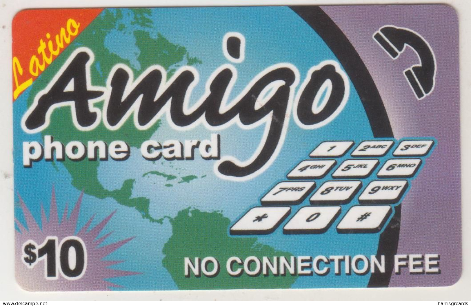 CANADA - Latino Amigo, Prepaid Card $10 , Used - Canada