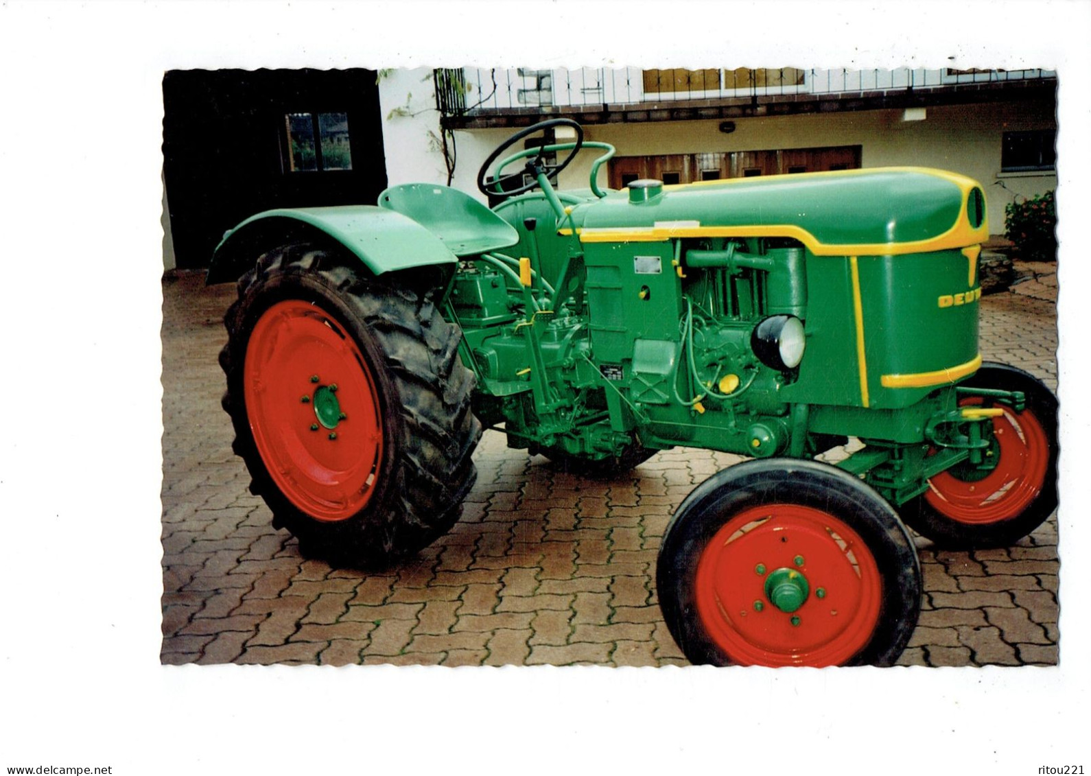 Cpm 21 - Côte D'Or - VARANGES - N° 35 - M. Brullebaut Restaurateur De Tracteurs - Tracteur Gros Plan Deutz - Trattori