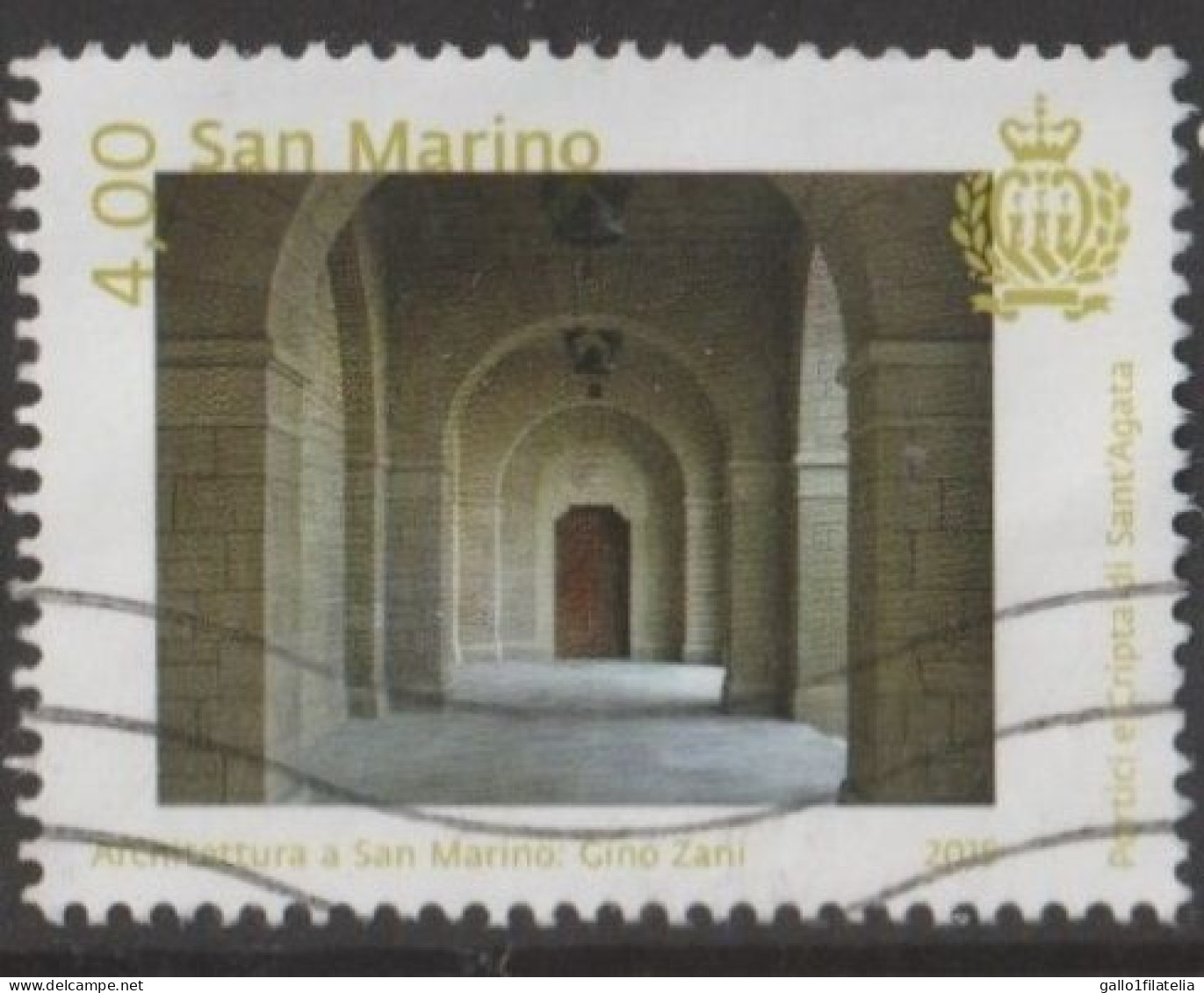 2015 - SAN MARINO - ARCHITETTURA A SAN MARINO / ARCHITECTURE IN SAN MARINO - USATO. - Gebraucht