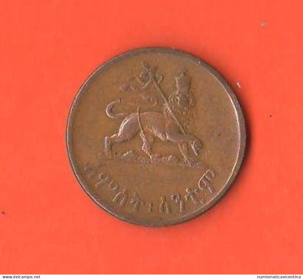 Etiopia 5 Cents 1944 Haile Selassie Ethiopia Copper Coin - Ethiopia