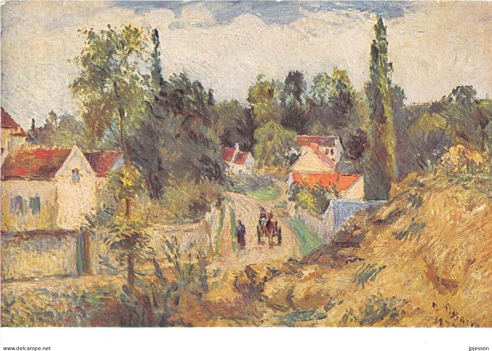 VAL D'OISE  95  "LA ROUTE D'ENNERY" - TABLEAU DE CAMILLE PISSARO - Ennery