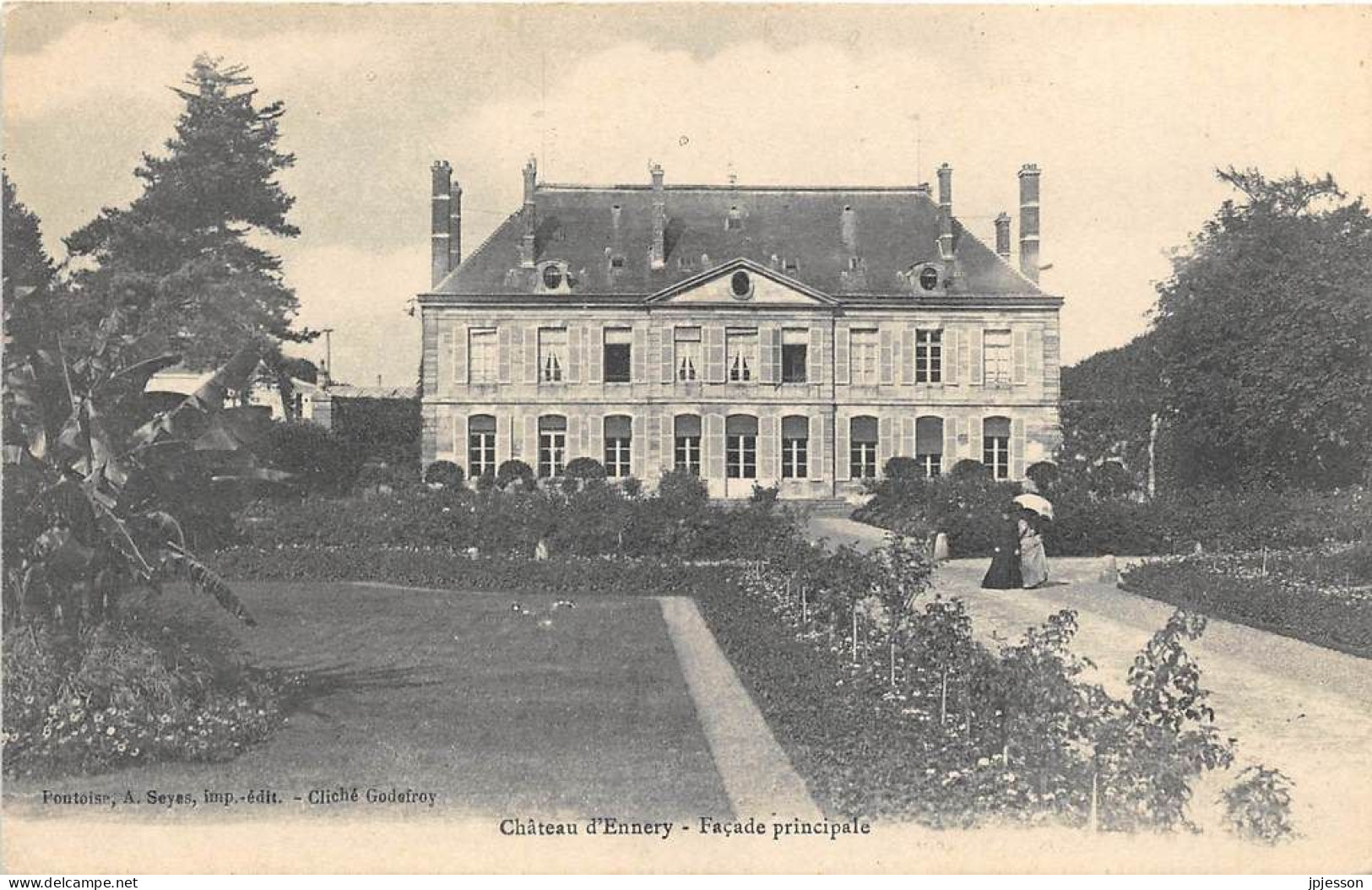 VAL D'OISE  95  CHATEAU D'ENNERY - FACADE PRINCIPALE - Ennery