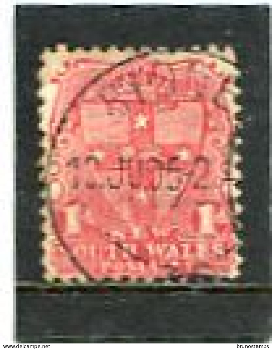 AUSTRALIA/NEW SOUTH WALES - 1897  1d  CARMINE  FINE USED  SG 288 - Oblitérés