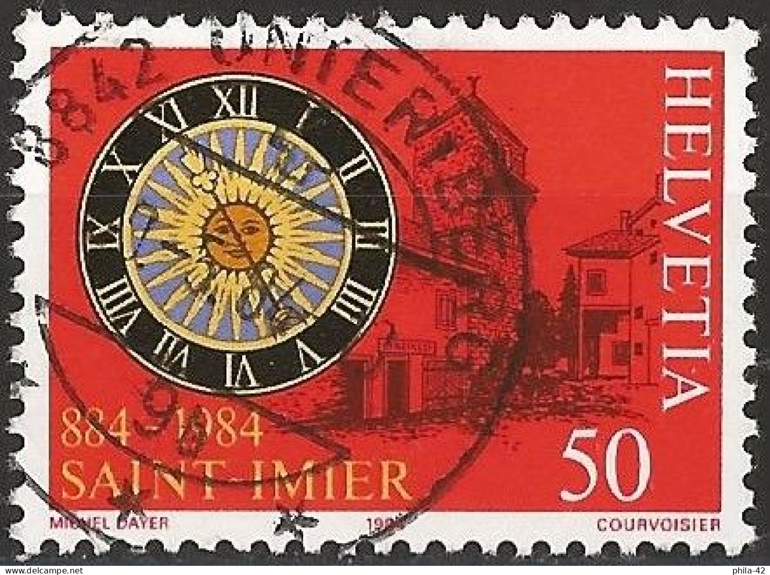 Switzerland 1984 - Mi 1268 - YT 1197 ( Saint-Imier ) - Usati