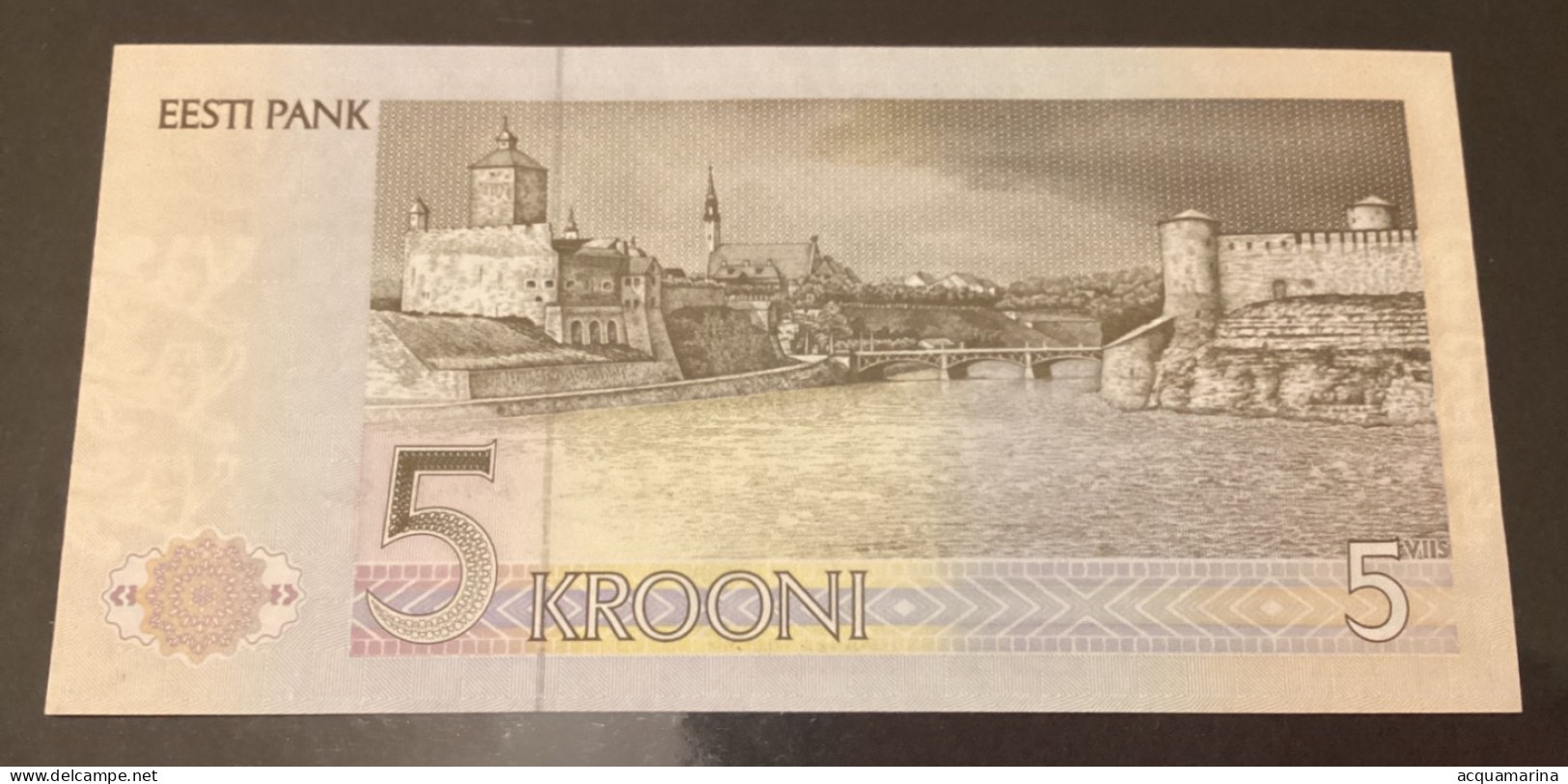 ESTONIA - 5 KROONI 1991 UNC - Estland