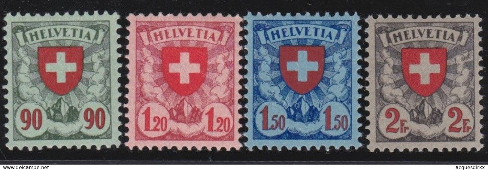 Suisse   .  Michel   .     194/197-X  (2 Scans)     .   **      .   Neuf Avec Gomme Et SANS Charnière - Unused Stamps