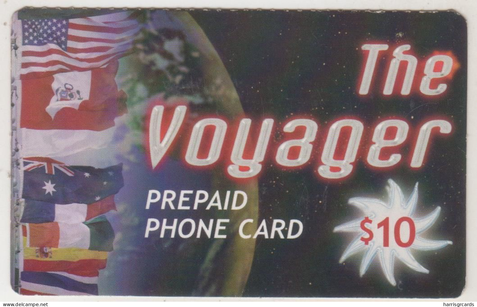 CANADA - The Voyager, Hermes Telecom Prepaid Card $10 , Used - Canada