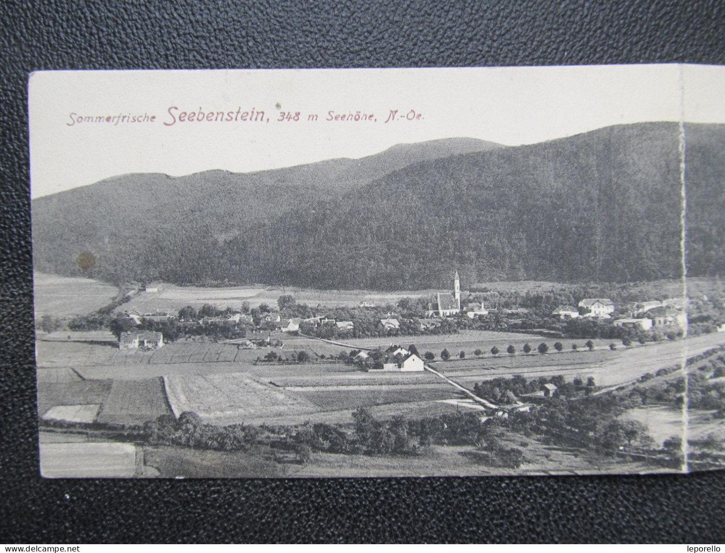 AK Seebenstein B. Neunkirchen Klappkarte Ca. 1900 // D*57483 - Neunkirchen