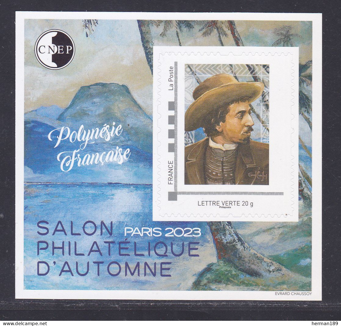 CNEP N° 94 NEUF ** MNH - SALON AUTOMNE 2023, Polynésie Française, Bloc Adhésif, TB - CNEP