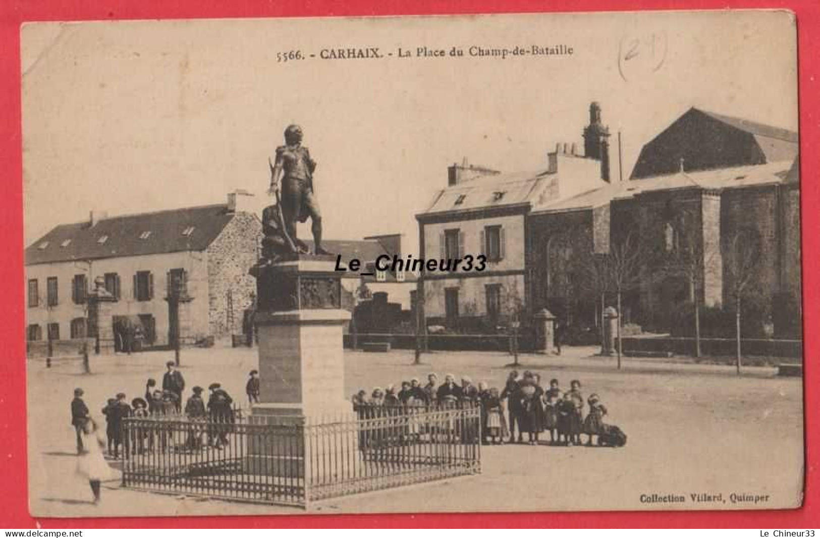 29 - CARHAIX---La Place Du Champ De Bataille---belle Animation Enfants - Carhaix-Plouguer