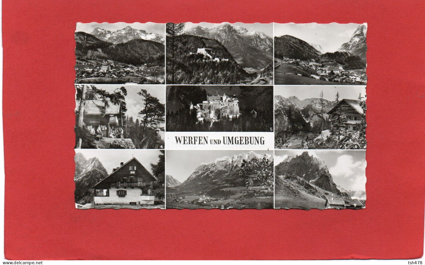 AUTRICHE----WERFEN Und UMGEBUNG----Multi-vues---voir 2 Scans - Werfen