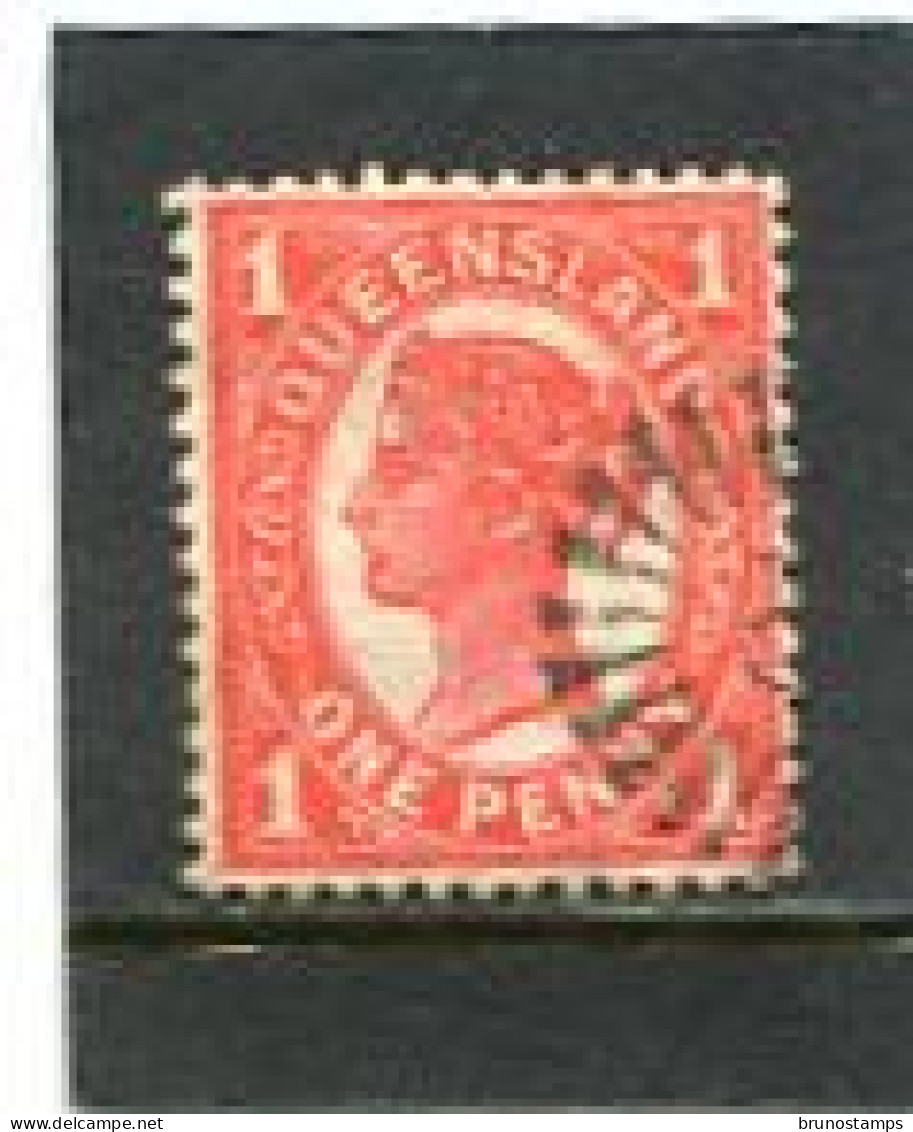 AUSTRALIA/QUEENSLAND - 1897   1d  RED  FINE  USED   SG 232 - Usati