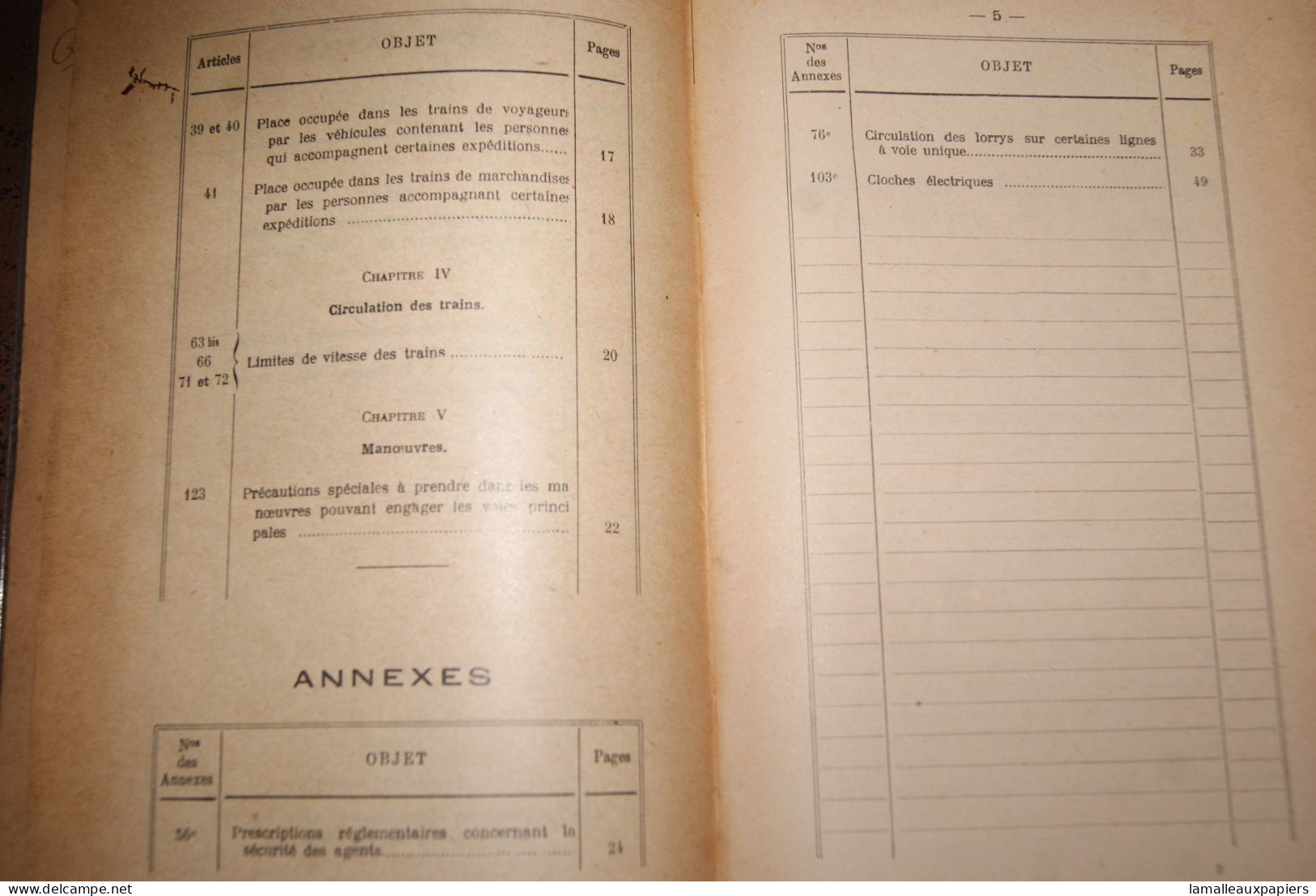 SNCF = Composition Et Circulation Des Trains (1943) - Railway & Tramway