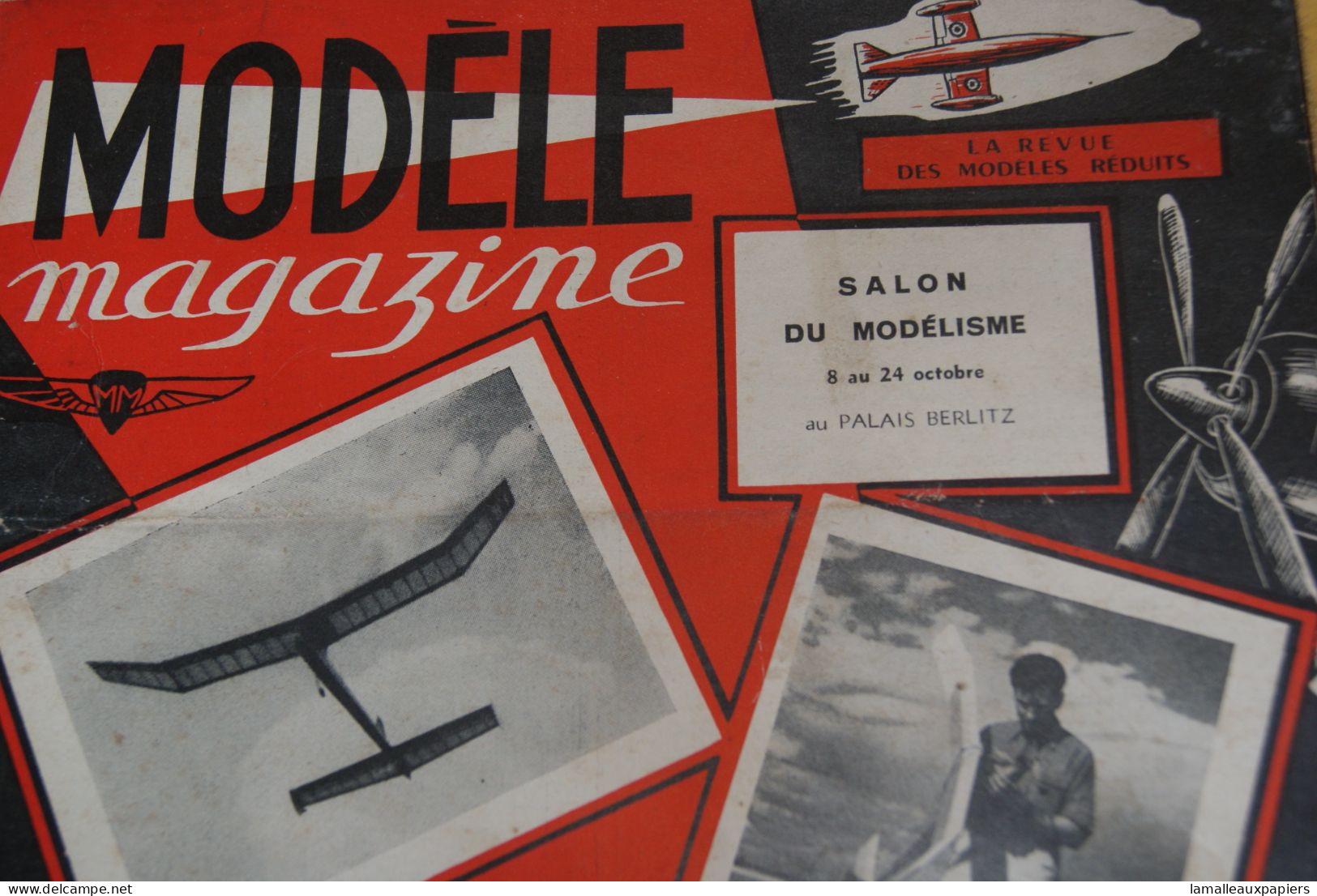 5 Revues Modèle Magazine (aéromodélisme) 1954-1955 - AeroAirplanes