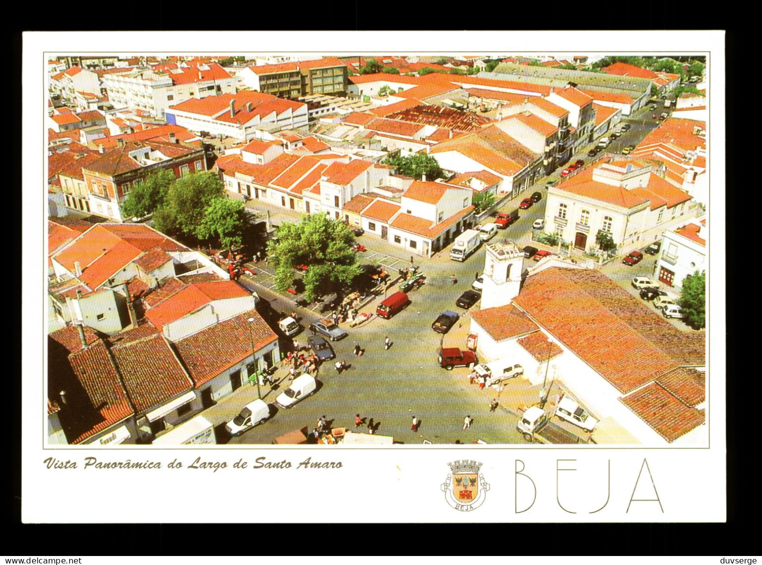 Portugal Beja Vista Panoramica Do Largo De Santo  Amaro - Beja