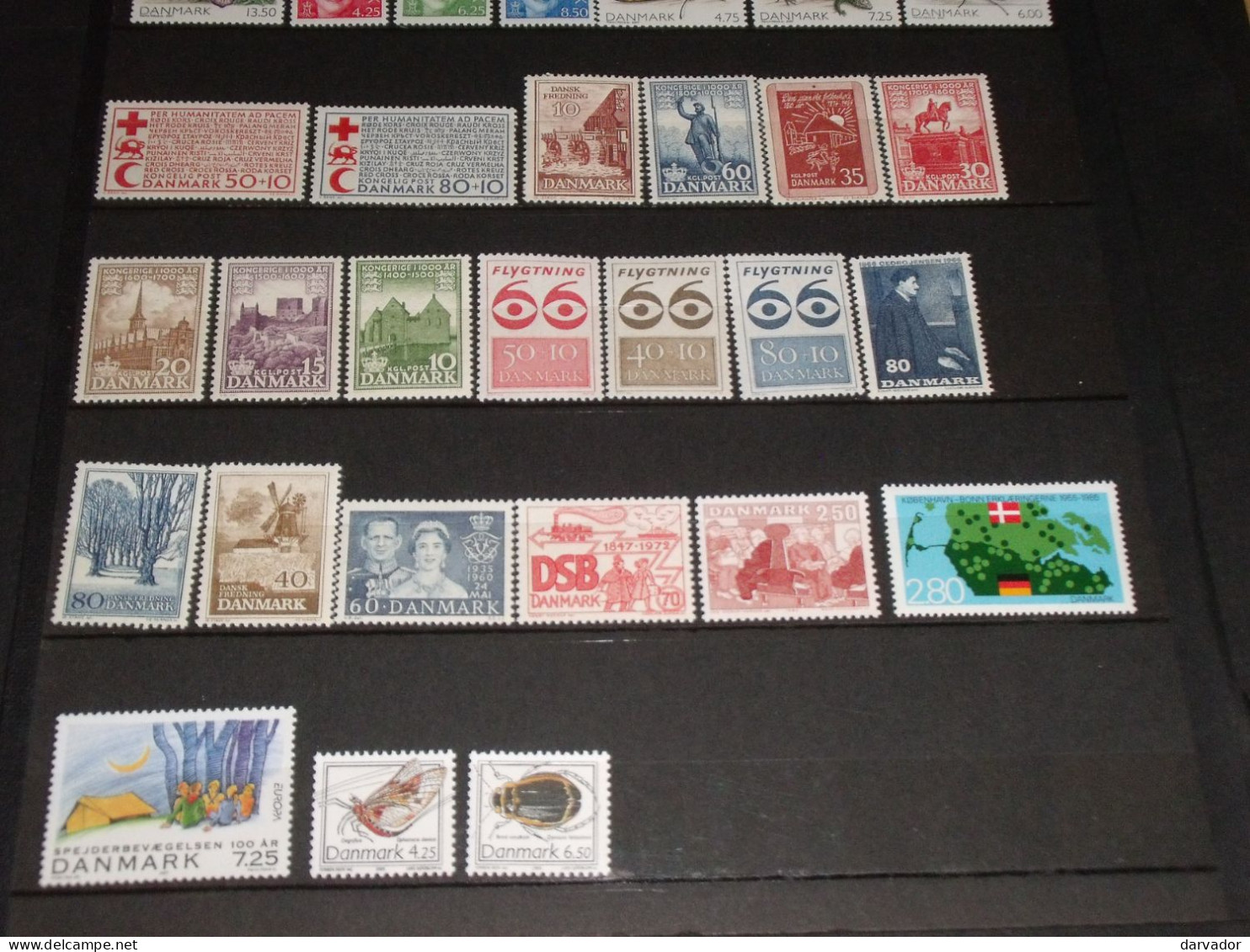 CAISSE BLEUE / DANEMARK  : Divers Timbres Tous Neuf **  MNH - Collections