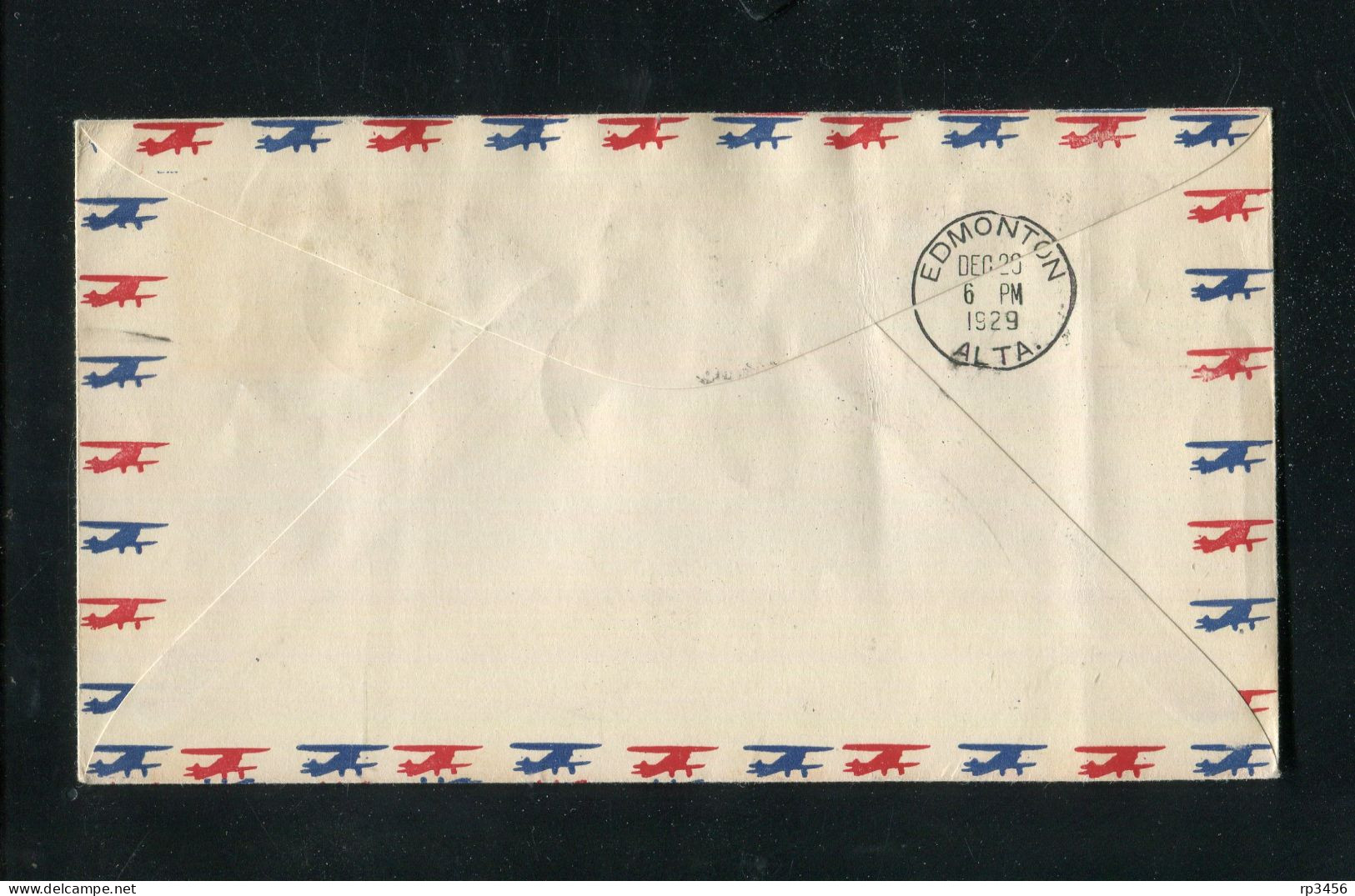 "KANADA" 1929, Lupo-Brief (CANADA AIR-Erstflug) Ex Fort Fitzgerald (3607) - Storia Postale