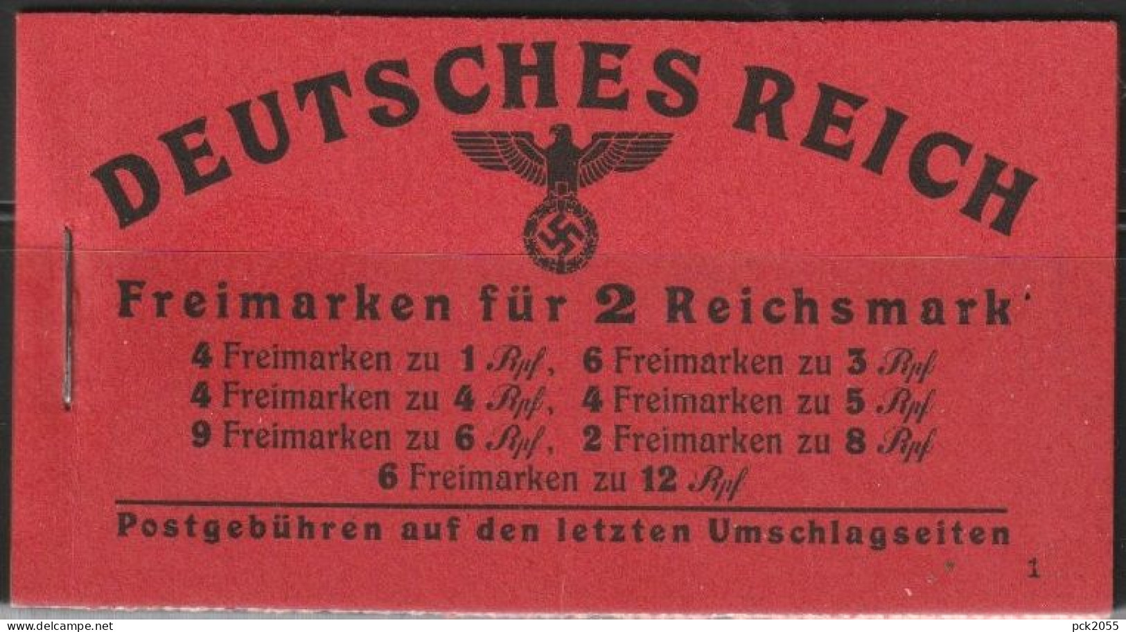 DR MH 49.1  1941 Adolf Hitler ** Postfrisch  ( D7137 )günstige Versandkosten - Markenheftchen