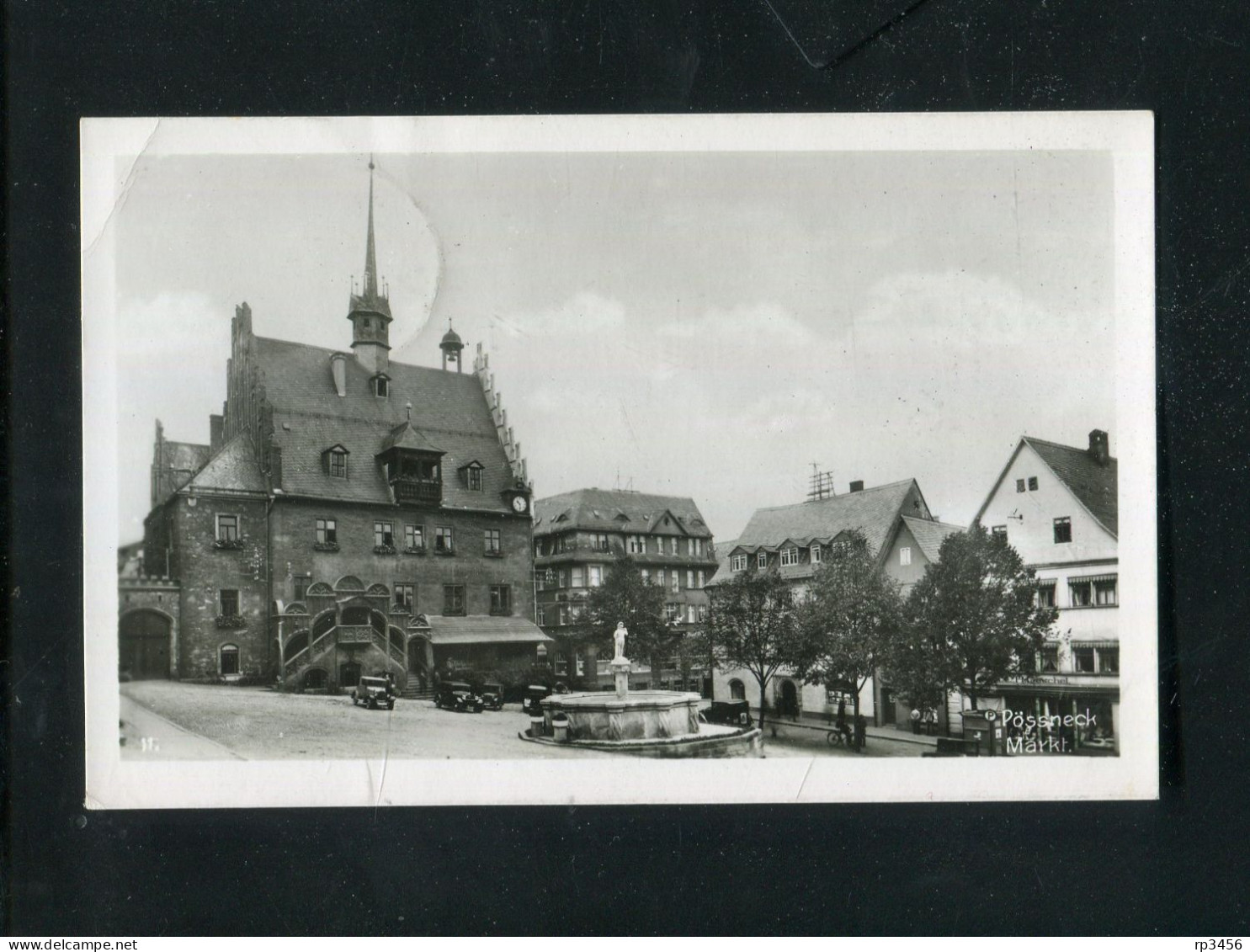 "POESSNECK" 1941, Foto-AK "Markt" (3609) - Poessneck