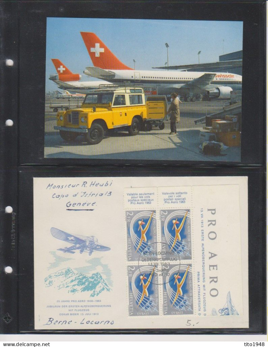 Schweiz JJ2, Flugpost Sammlung, über 150 Belege, auch etwas Ballon, siehe 78 Scans!