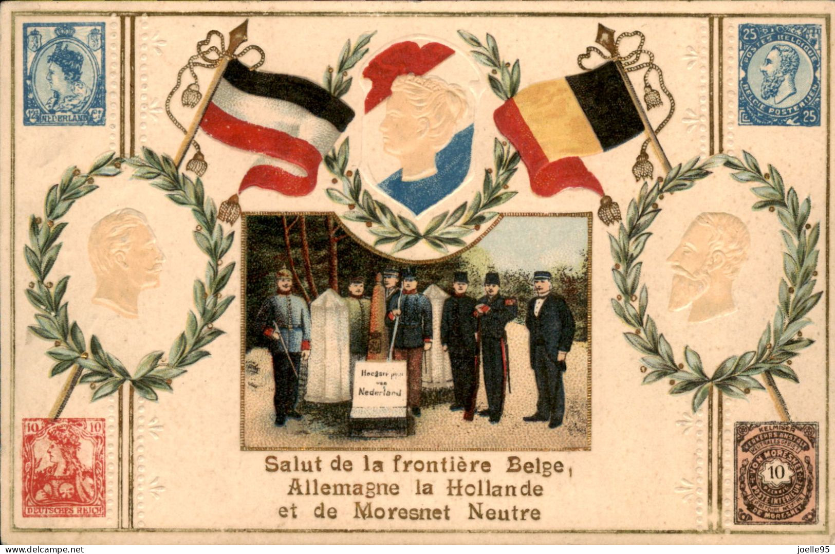 Vaals - Vierlandenblick - Douane - Vierlandenpunt - Neutraal Gebied - 1910 - Vaals