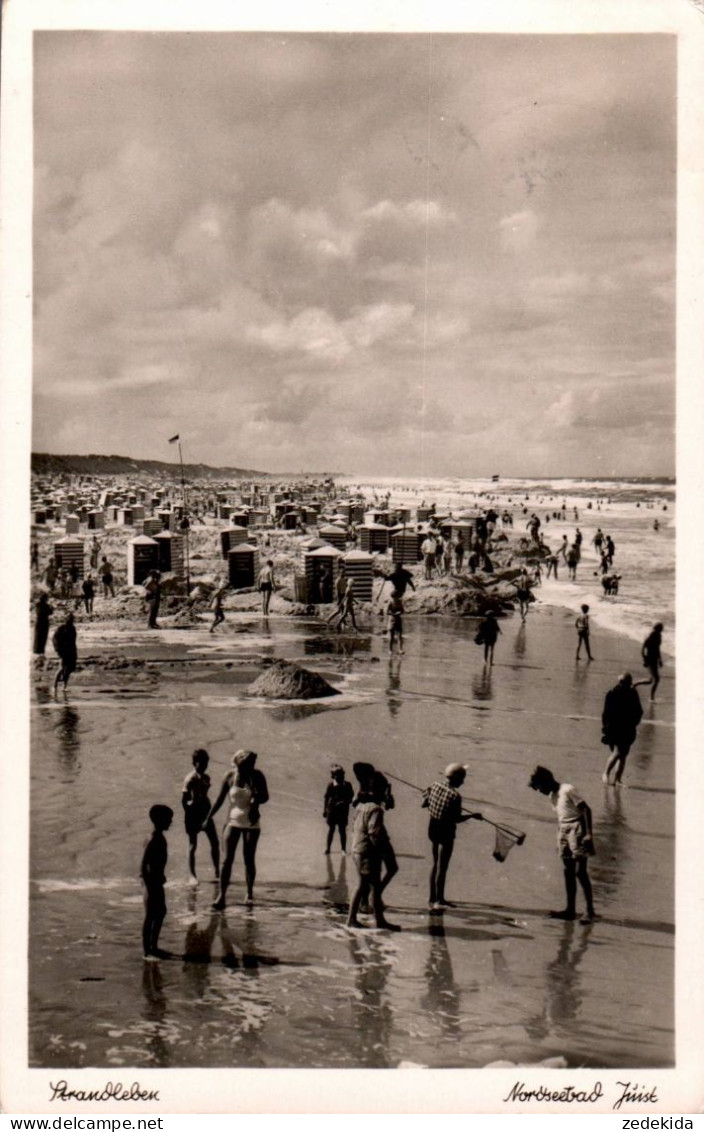 G8303 - Juist - Strand Strandleben  - Foto Brunke - Juist