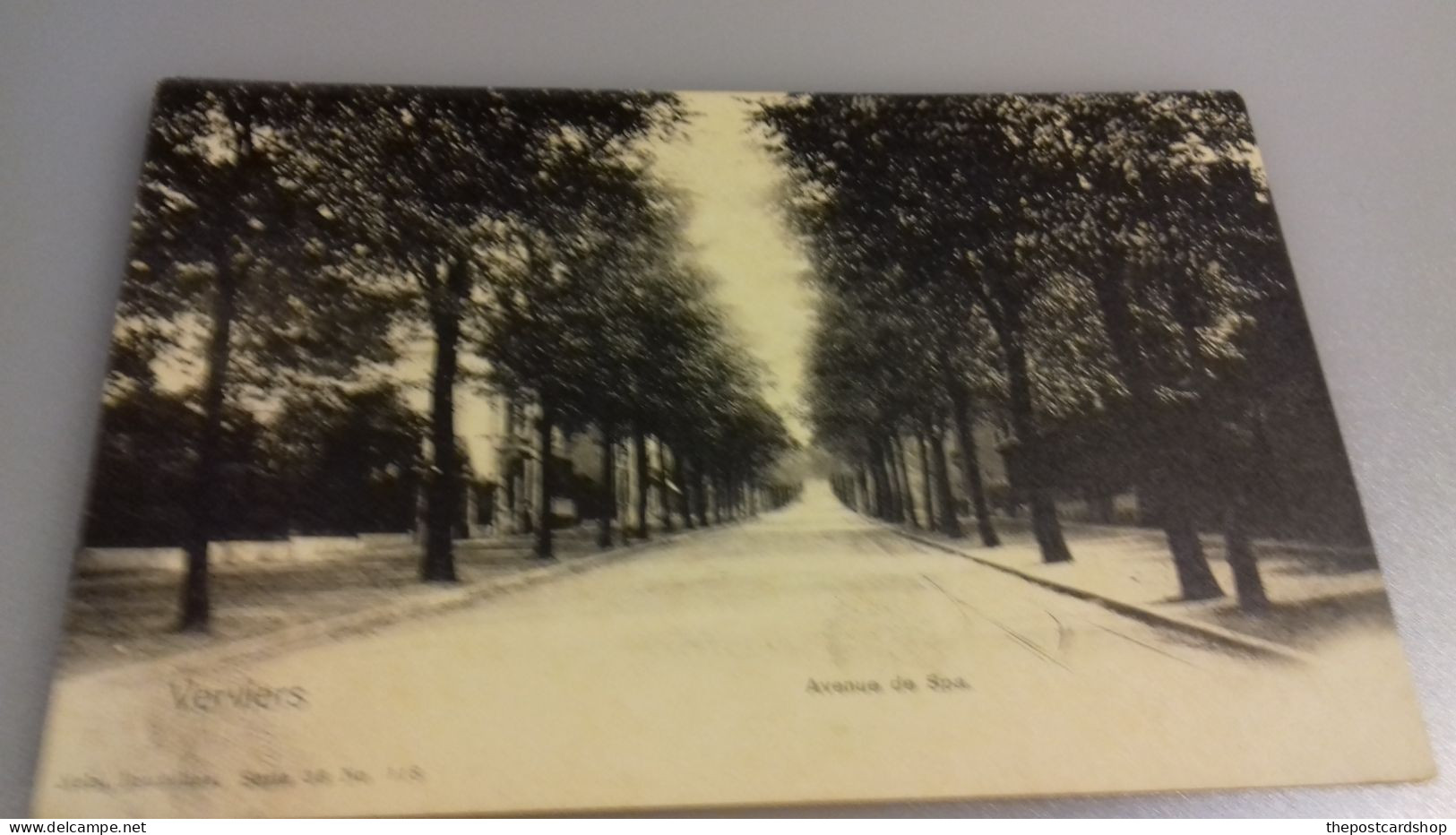 BELGIUM Verviers - AVENUE DE SPA Undivided Back UNUSED - Verviers